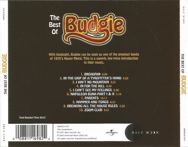 Budgie - The Best Of Budgie - CD