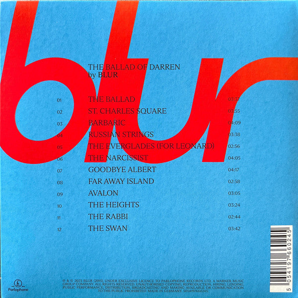 Blur - The Ballad Of Darren : CD Deluxe Edition