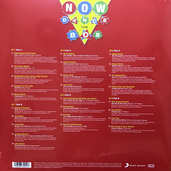 Various - Now Dance The 80s - 3LP Red Vinyl