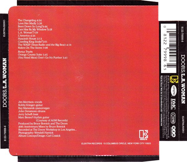 Doors - L.A. Woman : 40th Anniversary Remastered CD