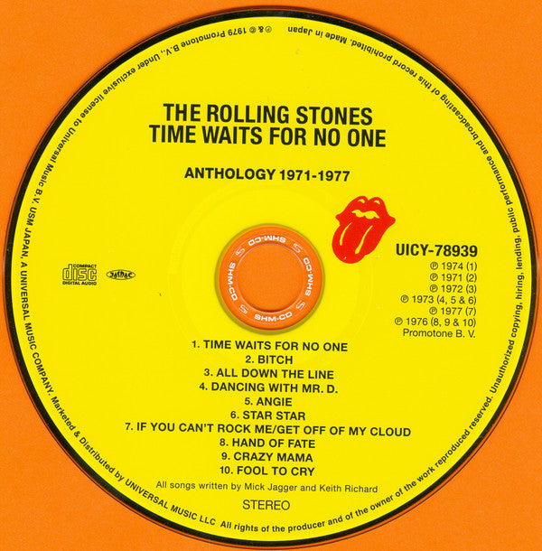 The Rolling Stones - Time Waits For No One (Anthology 1971-1977) Replica Japanese CD