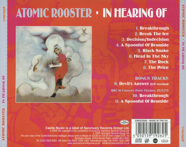 Atomic Rooster - In Hearing Of - CD (Expanded Deluxe Edition)