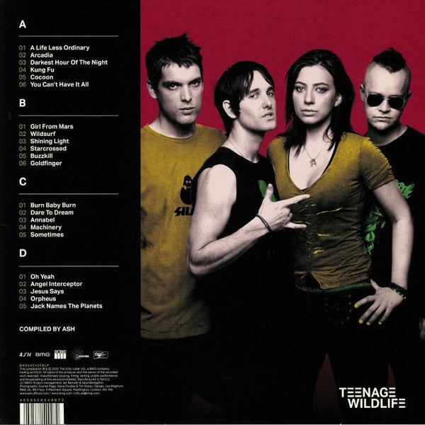 Ash - Teenage Wildlife: 25 Years Of Ash : 2LP Vinyl (*Damaged Sleeve)