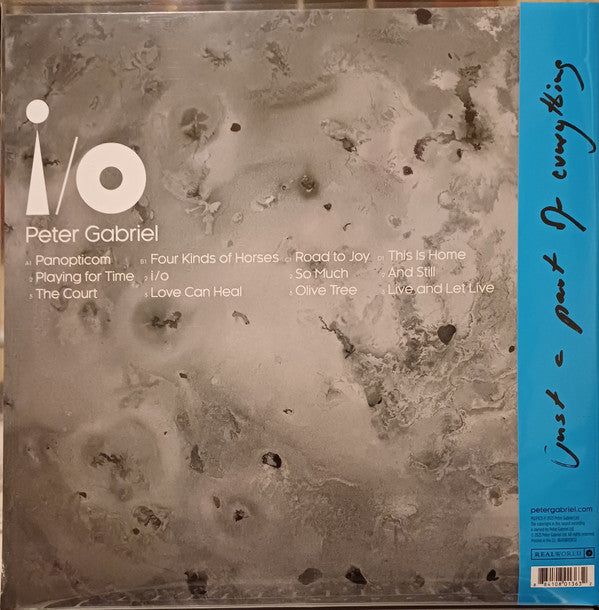 Peter Gabriel - I/O (Dark-Side Mixes) 2LP Vinyl