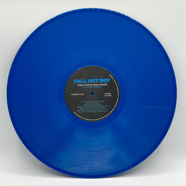 Fall Out Boy - Take This To Your Grave : Limited, Blue Jay, 20th Anniversary Vinyl