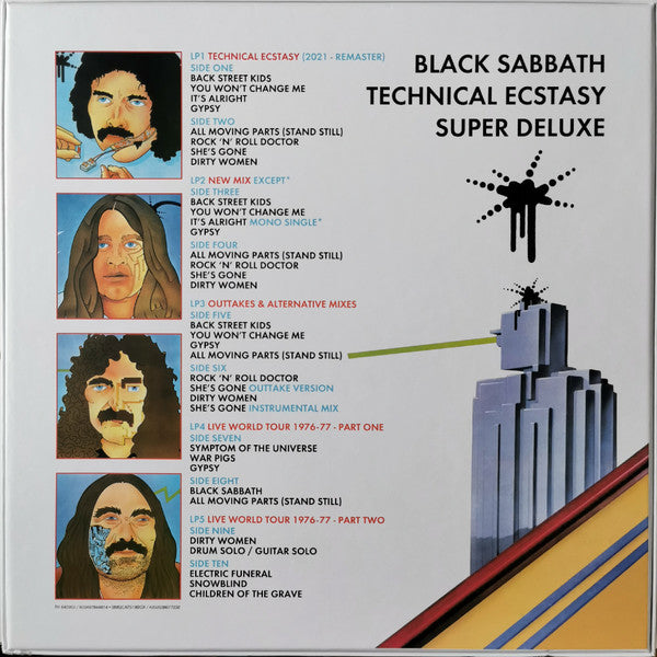 Black Sabbath - Technical Ecstasy - Super Deluxe 5LP Box Set