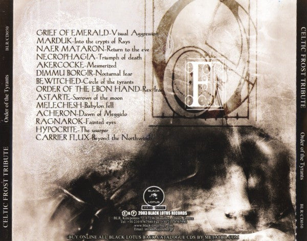 Various - Celtic Frost Tribute - Order Of The Tyrants - CD