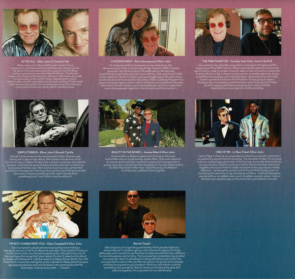 Elton John - The Lockdown Sessions : 2LP, Blue Vinyl