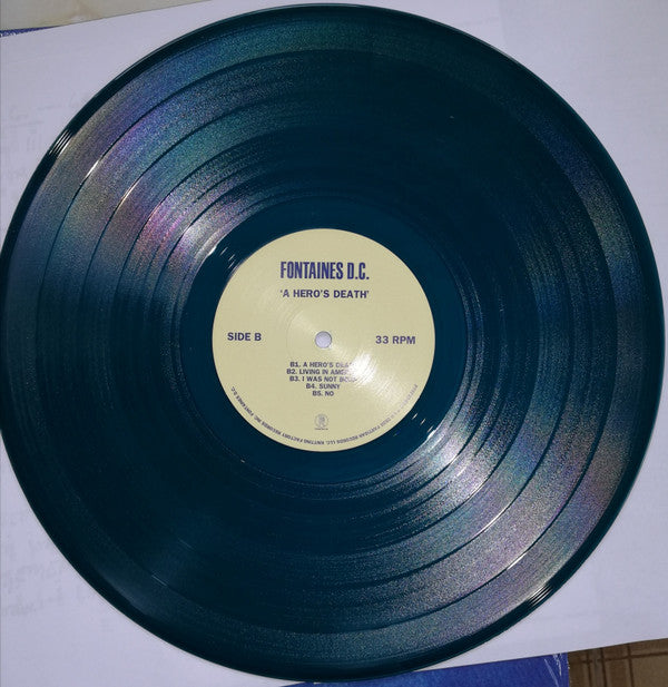 Fontaines D.C. - A Hero's Death - Limited Blue Vinyl