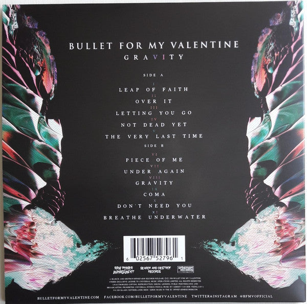 Bullet For My Valentine - Gravity - Limited Coloured Vinyl