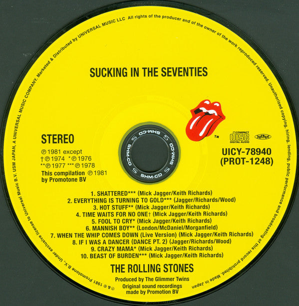 The Rolling Stones - Sucking In The Seventies (CD, Comp, RE, RM, SHM)