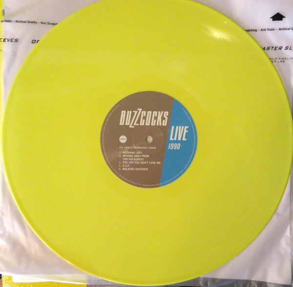 Buzzcocks - Live 1990 & 1992: Limited Grey & Yellow Vinyl