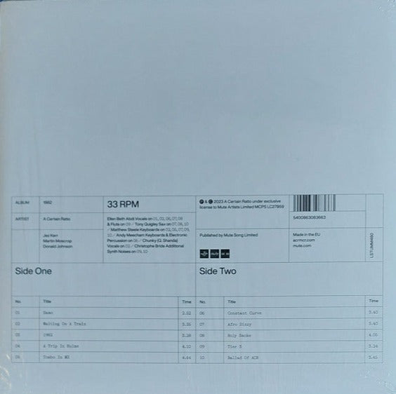 A Certain Ratio - 1982 : Limited Grey/Marbled Vinyl