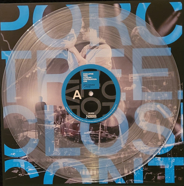 Porcupine Tree - Closure / Continuation Live Amsterdam 07/11/22 : Limited 4LP Clear Vinyl