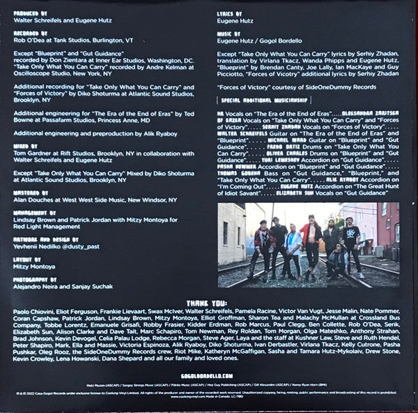 Gogol Bordello - Solidaritine - Limited Blue Vinyl