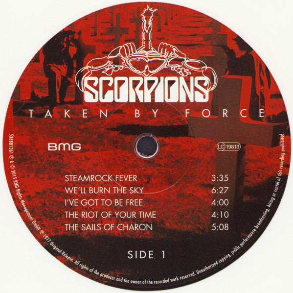 Scorpions - Taken By Force (LP, Album, RE, S/Edition, Whi)