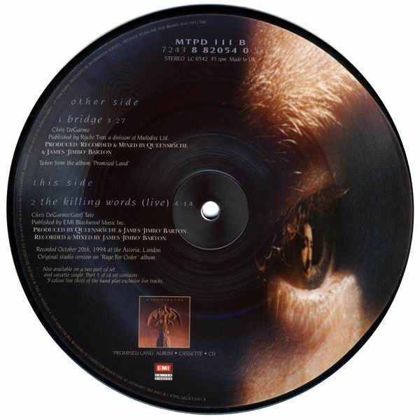 Queensrÿche - Bridge : Picture Disc 7" Vinyl