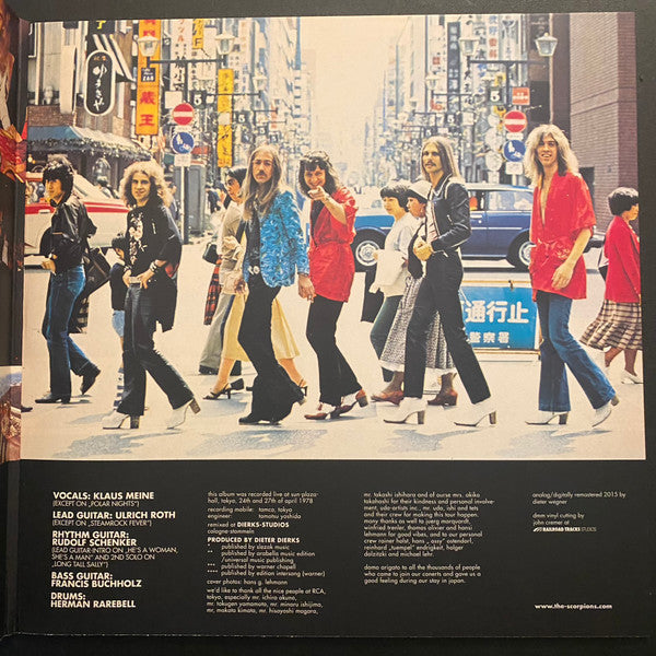 Scorpions - Tokyo Tapes (2xLP, Album, RE, S/Edition, Yel)