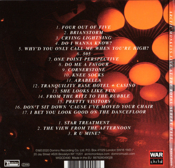 Arctic Monkeys - Live At The Royal Albert Hall - 2CD