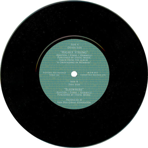 Van Der Graaf Generator - Highly Strung/Elsewhere - Limited 7"Vinyl