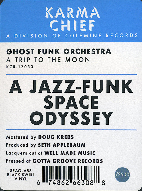 Ghost Funk Orchestra - A Trip To The Moon : Limited Seaglass w/ Black Swirl Vinyl