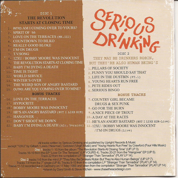 Serious Drinking - The Revolution Starts At Closing Time (2xCD, Comp)