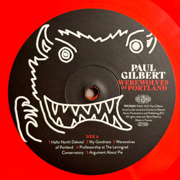 Paul Gilbert - Werewolves of Portland - 180g Red Vinyl