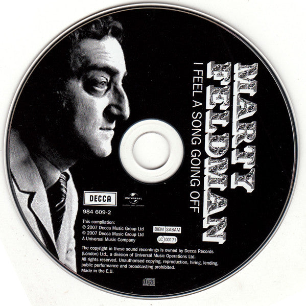 Marty Feldman (2) - I Feel A Song Going Off (CD, Album)