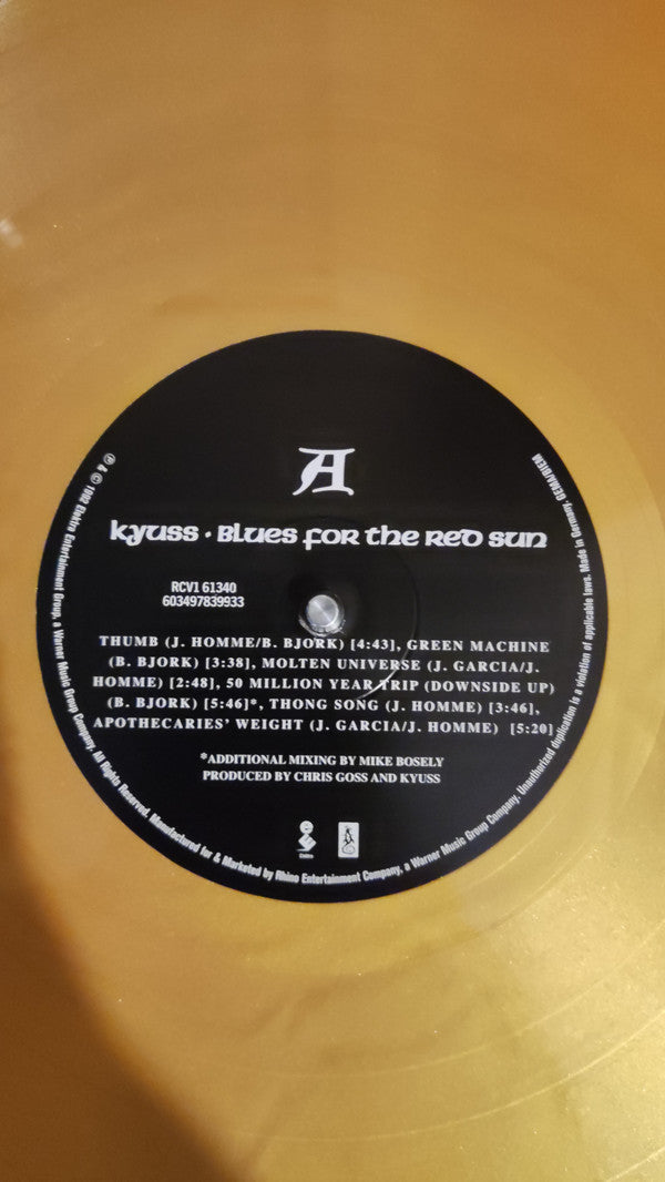 Kyuss - Blues For The Red Sun (LP, Album, Ltd, RE, RP, Gol)