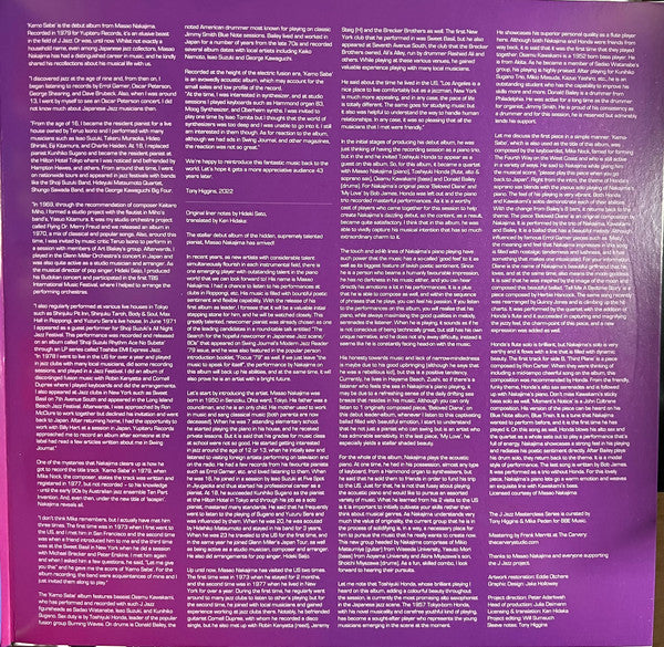 Masao Nakajima Quartet - Kemo-Sabe (LP, Album, RE, Gat)