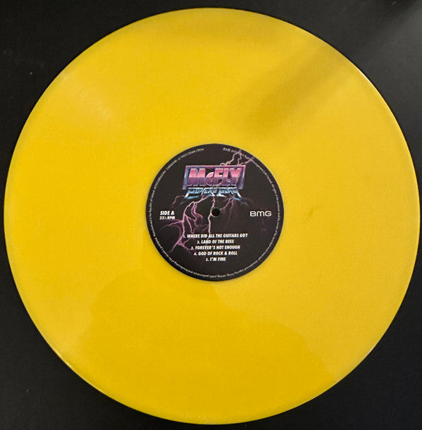 McFly - Power To Play (LP, Album, Yel)