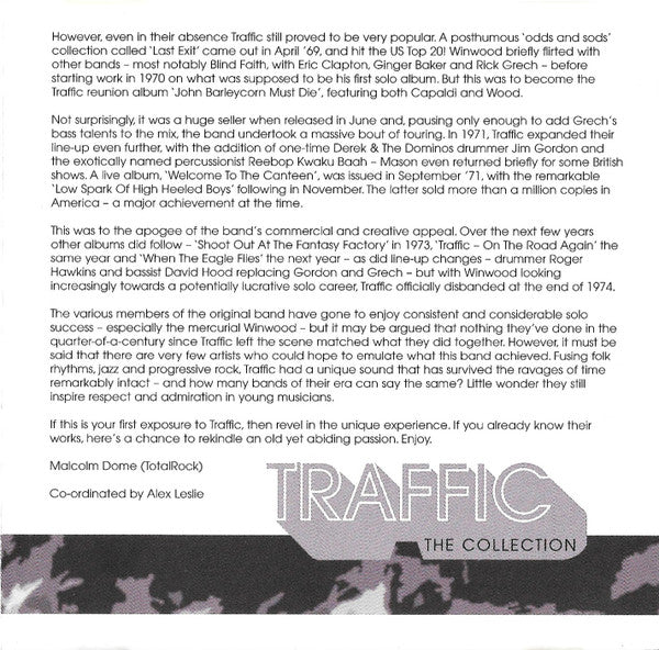 Traffic - The Collection (CD, Comp)
