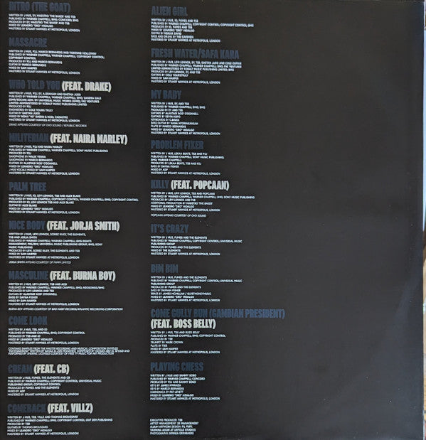 J Hus - Beautiful And Brutal Yard - Limited Edition 2LP White Vinyl