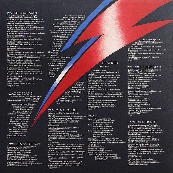 David Bowie - Aladdin Sane : 180g Remastered Vinyl
