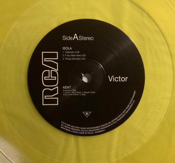 Kent - Isola - 2LP Yellow Vinyl