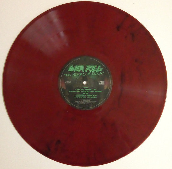 Overkill - The Years Of Decay - Red Marble Vinyl