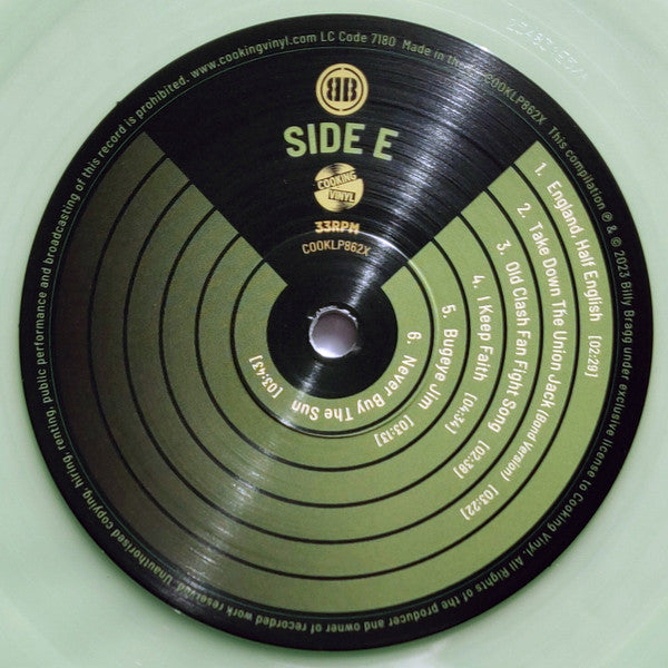Billy Bragg - The Roaring Forty 1983-2023: Limited Edition Green Vinyl