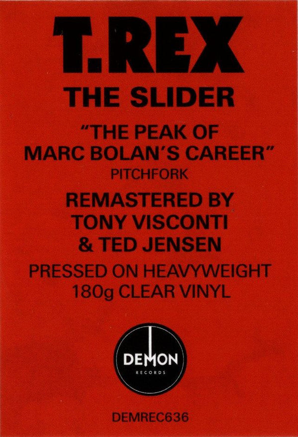 T. Rex - The Slider - Clear Vinyl