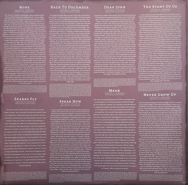 Taylor Swift - Speak Now (Taylor's Version) : 3LP Lilac Marbled Vinyl