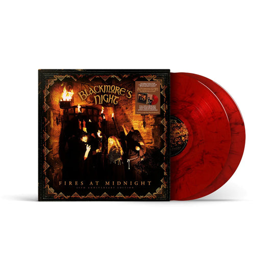 Blackmore's Night - Fires At Midnight - 2LP, Red, Black Marbled Vinyl