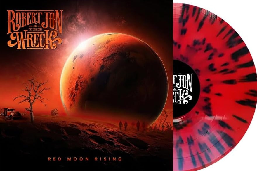 Robert Jon & The Wreck - Red Moon Rising: Red with Black Splatter Vinyl