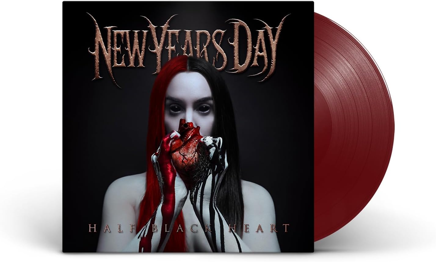 New Years Day - Half Black Heart : Limited Red [Deep Blood] Vinyl