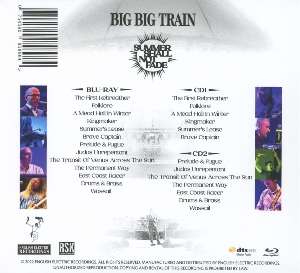 Big Big Train - Summer Shall Not Fade - Live At Loreley : 2CD + Blu-ray