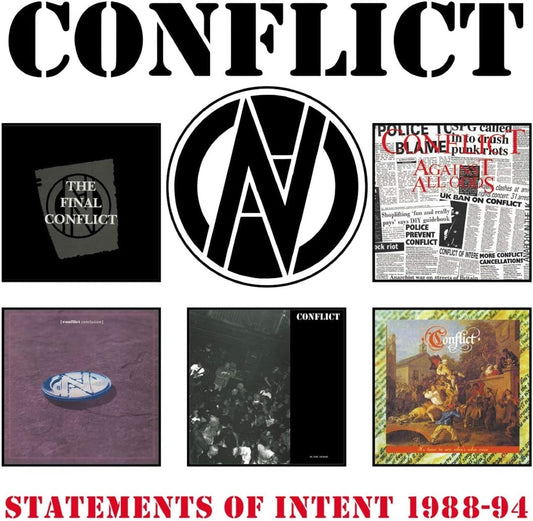 Conflict - Statements Of Intent 1988-94 - 5CD Box Set