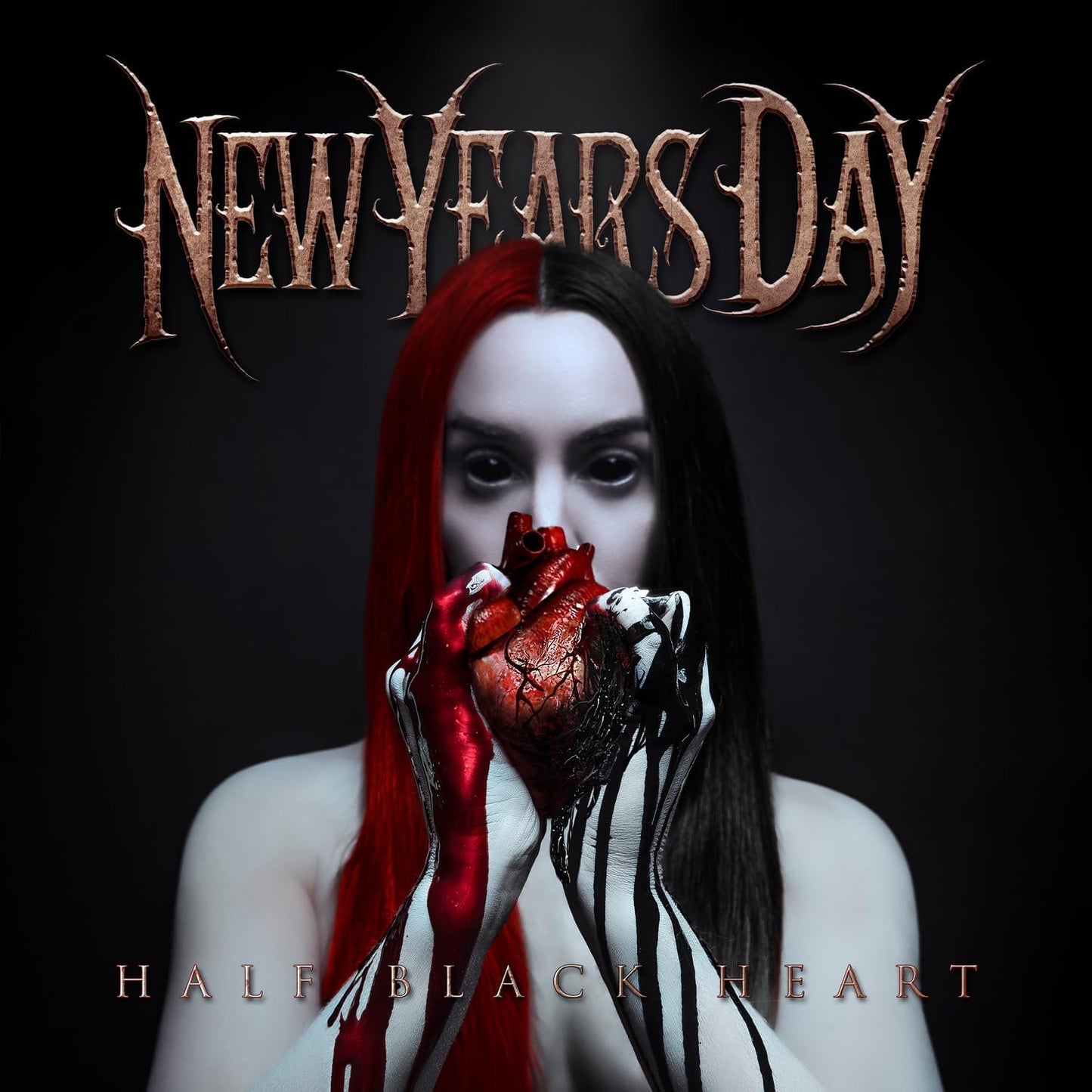 New Years Day - Half Black Heart : Limited Red [Deep Blood] Vinyl