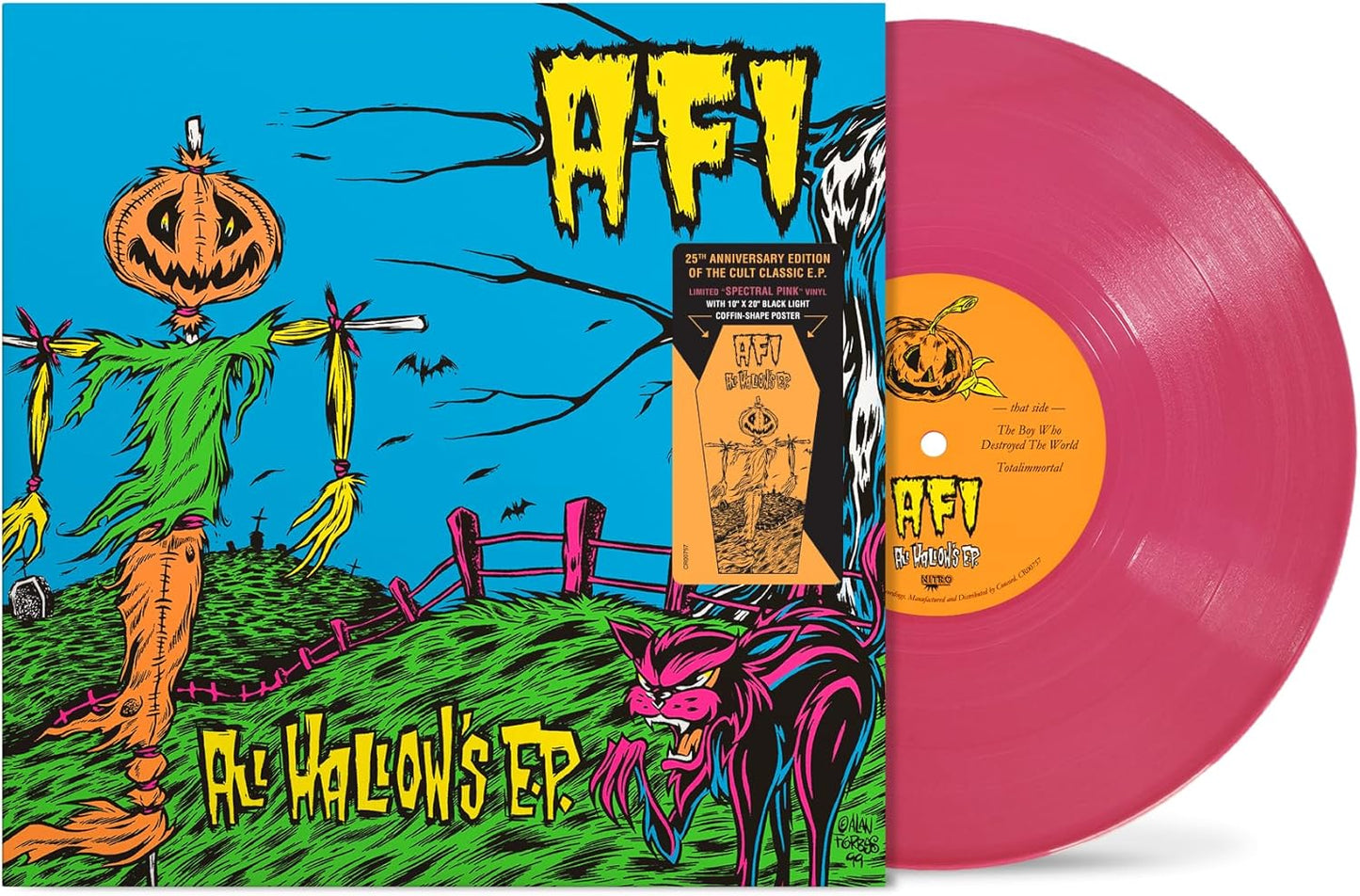 AFI - All Hallow's EP - 25th Anniversary Edition 'Spectral Pink Vinyl