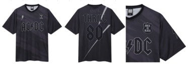 AC/DC - Back In Black Football Shirt (Large)
