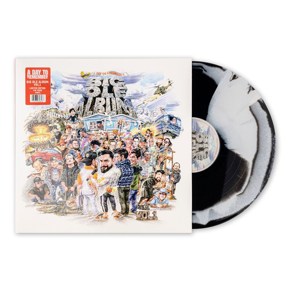 A Day To Remember - Big Ole Album Vol. 1 - “Yin Yang Vinyl” (Black & W ...