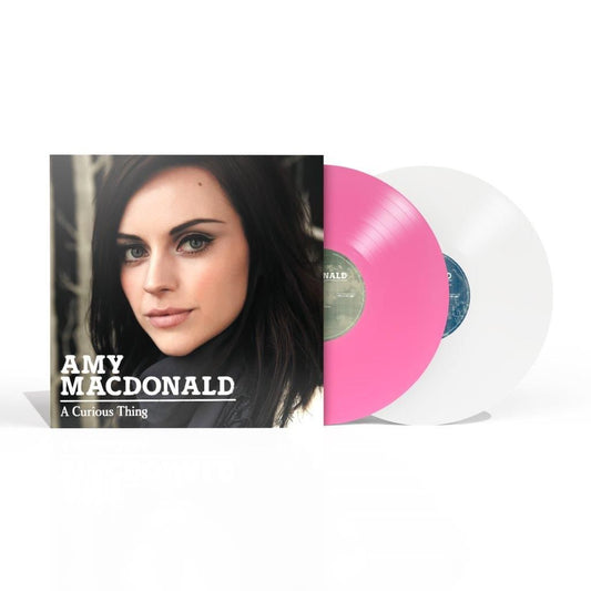 Amy MacDonald - A Curious Thing - Pink & White Vinyl