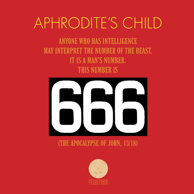 Aphrodite’s Child - 666 THE APOCALYPSE OF JOHN - 2LP BLACK VINYL